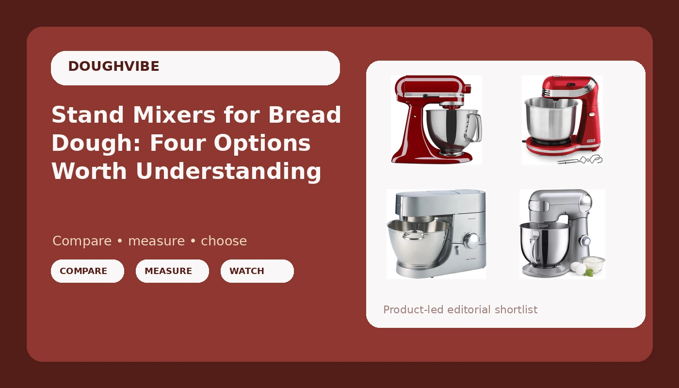 Stand Mixers for Bread Dough: Four Options Worth Understanding